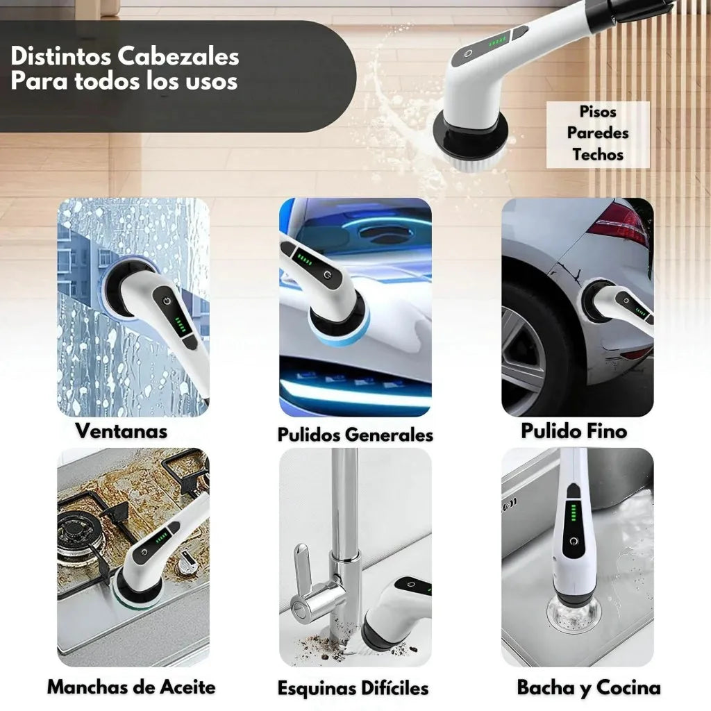 Cepillo de Limpieza Eléctrico 9 en 1